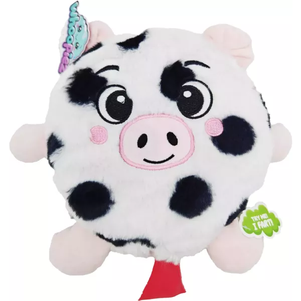 Cuscino scorreggione a forma di mucca di peluche