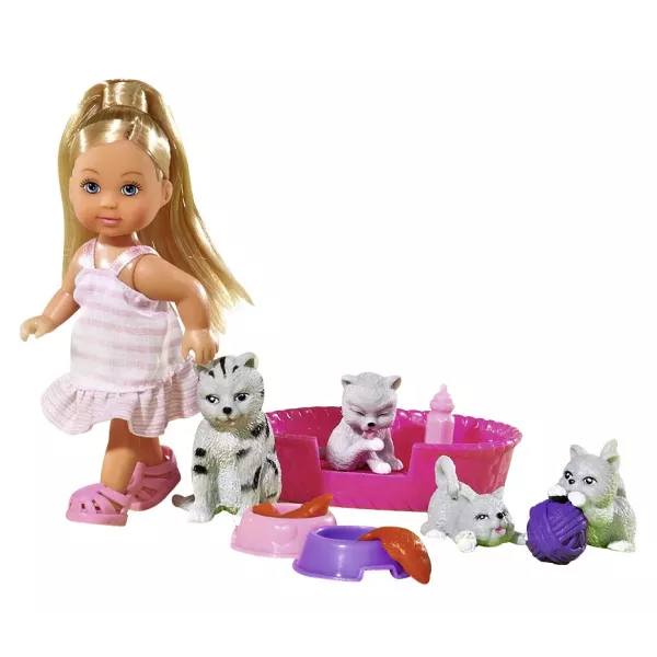 Evi Love: Muñeca con mascotas y accesorios, de dos tipos