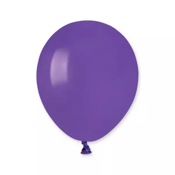 Balão colorido em pacote – roxo, 100 unidades