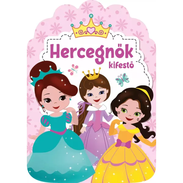 Livro de colorir de princesas - em húngaro