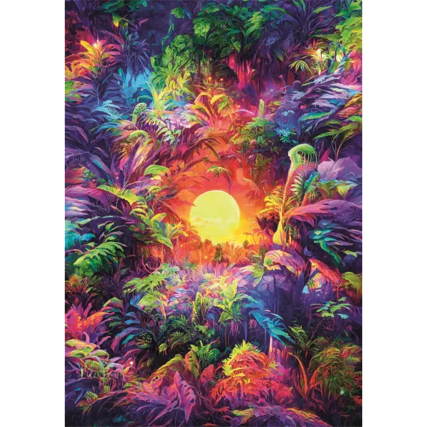 Clementoni: Colorboom - Napfelkelte a dzsungelben puzzle - 500 db-os
