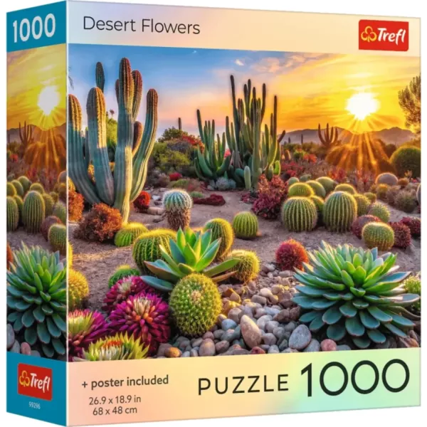 Trefl: Sivatagi virágok - 1000 darabos puzzle