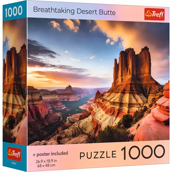 Trefl: Lélegzetelállító sivatagi szikla - 1000 darabos puzzle