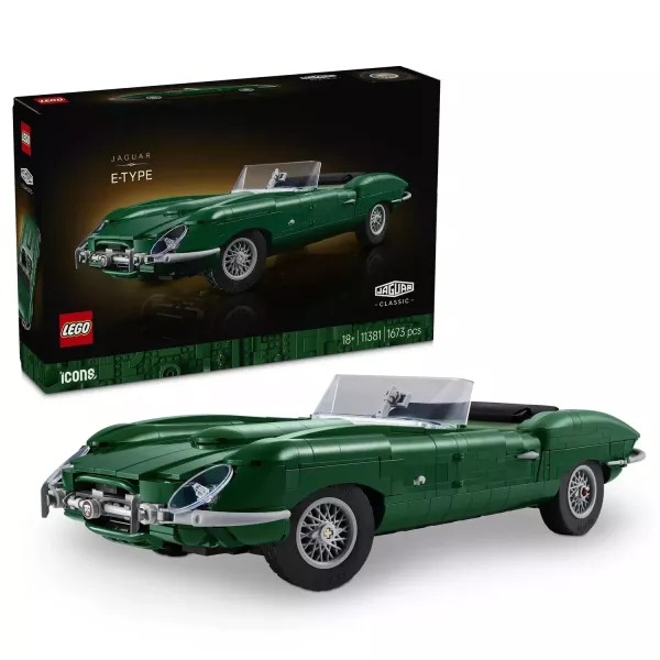 LEGO® Icons Jaguar E-Type 11381 - CSOMAGOLÁSSÉRÜLT
