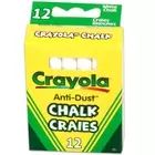 Crayola: Bijela kreda za ploču - pakiranje 12 komada
