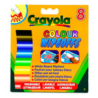 Crayola: 8 db lemosható vastag filctoll fehér táblára