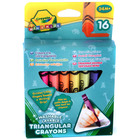 Crayola - 16 db tömzsi háromszög zsírkréta