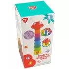 Pilzturm-Baustapel-Babygreifspiel