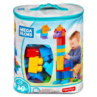 Mega Bloks - 80 buc. cuburi de construcţii în gentuţă