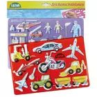 Zeichenschablonen mit 2 Teilen - Transportmittel