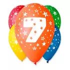 Krāsaini baloni ar cipariem, 5 gab. - 7