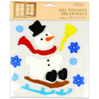 Gel pentru decorarea ferestrei - Om de zăpadă