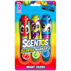 Scentos: 3 darabos illatos filctoll készlet - piros, zöld ,kék