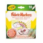 Crayola: Conjunto de 10 Marcadores Têxteis