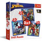 Trefl: Spider-Man puzzle 3-în-1