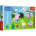 Trefl: Peppa Pig Explorări în pădure puzzle cu 30 piese