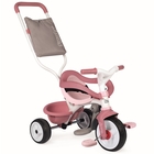 Smoby: Be Move Confort tricicletă cu mâner pentru părinţi - pink