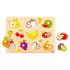Tooky Toy: Knoppuzzel met vormen, 10-delig - Fruit