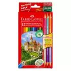 Faber-Castell 12+3 krāsu zīmuļu komplekts