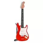Bontempi: guitarra elétrica de rock - vermelha