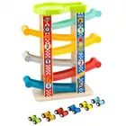 Tooky Toy: Autokugelbahn-Turm mit 6 kleinen Autos