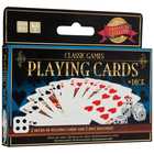 Klasszikus kártyajáték - 2 pakli kártyával és 5 darab dobókockával