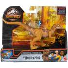 Jurassic World: Dínó riválisok - barna Velociraptor figura