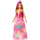 Barbie Dreamtopia: Szőke-lila hajú hercegnő baba