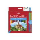Faber-Castell: Creioane colorate cu două capete, 24+3 buc.