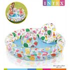 Intex: Set piscină gonflabilă pentru copii (piscină, minge, colac) cu model fructe - 122 x 26 cm