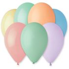 Baloane macaron în culori pastelate, 25 cm - 100 buc.
