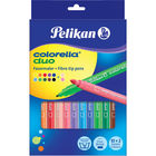 Pelikan: Colorella Duo oboustranné fixy, sada 12 ks