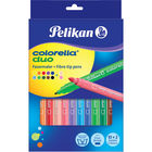 Pelikan: Colorella Duo Set markere cu 2 capete - 12 buc.