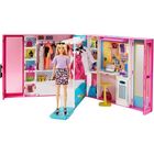 Barbie Fashionistas: Garderobă de vis cu păpușă blondă și accesorii