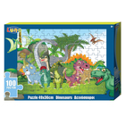 Luna: Dinozauri - puzzle cu 100 piese