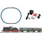 Piko: Starterset BR 98 Tenderlokomotive, mit Personenwagen und Gleisbett - 57112