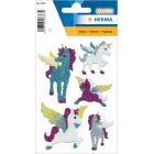 Herma: Stickere cu model unicorni strălucitori