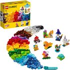 LEGO Classic: Cărămizi transparente creative 11013