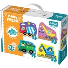 Trefl: Baby puzzle Stavební stroje