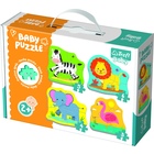 Trefl: Safari zvieratá – detské tvarové puzzle