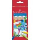 Faber-Castell: Creioane colorate - 24 buc