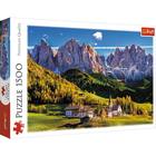 Trefl: Valley Val di Funes, Dolomity, Olaszország puzzle - 1500 darabos