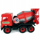 Wader: Middle Truck autobetonieră - 38 cm, roșu