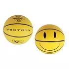 Basketball-Shorts mit Smiley-Muster - Gelb