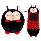 Happy Nappers: 2 az 1-ben hálózsák és párna - Katica - 168 cm