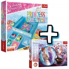 Trefl: Disney Hercegnők, Hercegnő gyűjtemény társasjáték + ajándék 160 darabos Jégvarázs puzzle