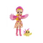 Royal EnchanTimals: Păpușa Falcon Phoenix și figurina Sunrise