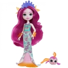 Royal EnchanTimals: Păpușa Maura Mermaid și figurina Glide