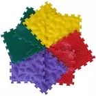 Ortho Puzzle: Set de alfombras ortopédicas de masaje, 8 piezas - Bosque