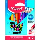 MAPED: Creioane colorate triunghiulare - 12 buc